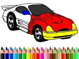 BTS Muscle Car Coloring