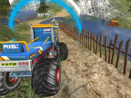 Monster Truck Offroad Driving Mountain